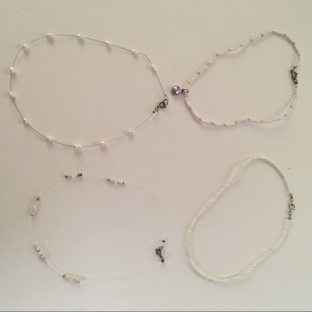 4 necklaces